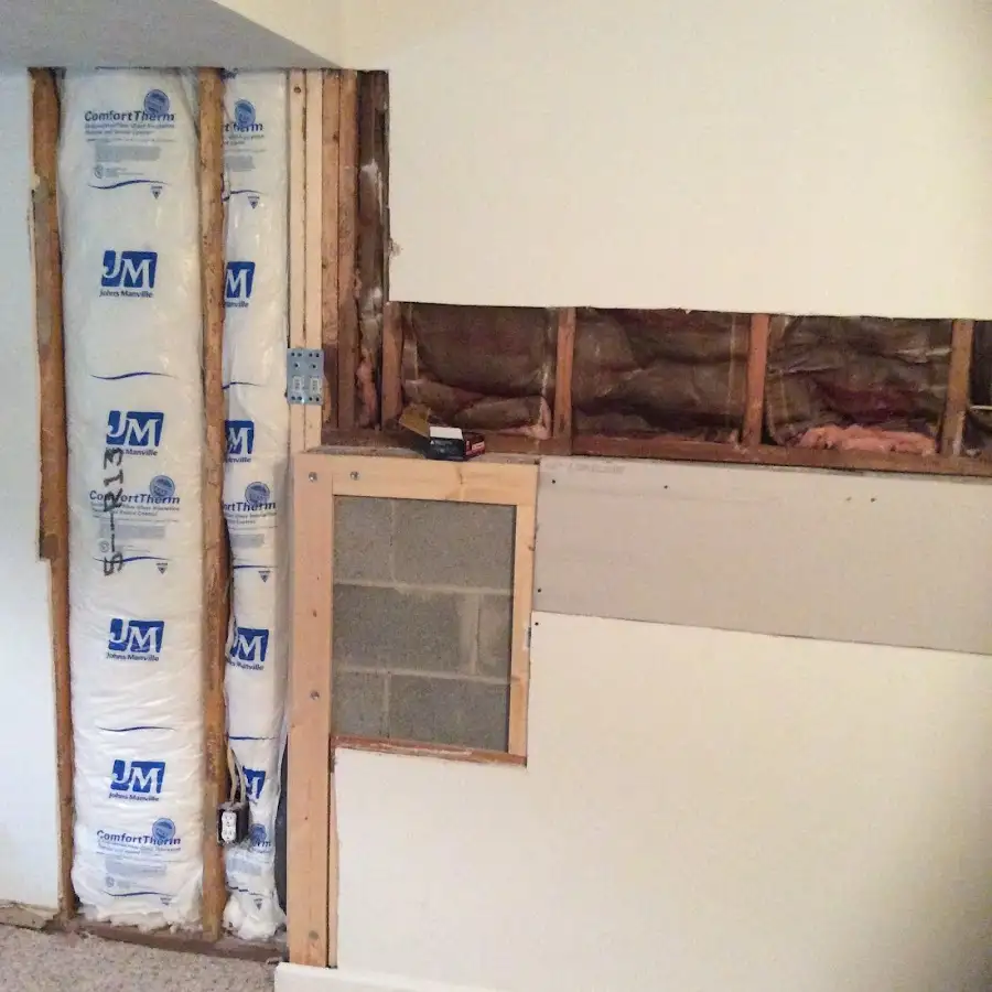 Wall insulation replacement during Odor Removal & Deodorization in Aquia Harbour